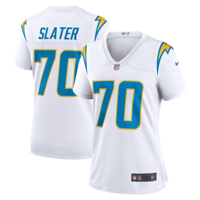 Maillot de match Nike Rashawn Slater pour femme, blanc, Los Angeles Chargers