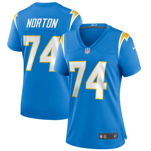 Men's Nike Quentin Johnston White Los Angeles Chargers Away Game Jersey 