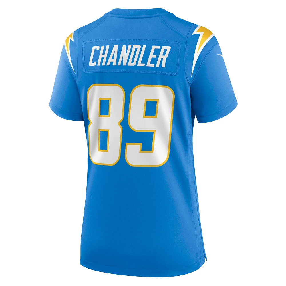 Women's Nike Wes Chandler Powder Blue Los Angeles Chargers Retired Player Jersey