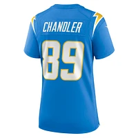 Women's Nike Wes Chandler Powder Blue Los Angeles Chargers Retired Player Jersey