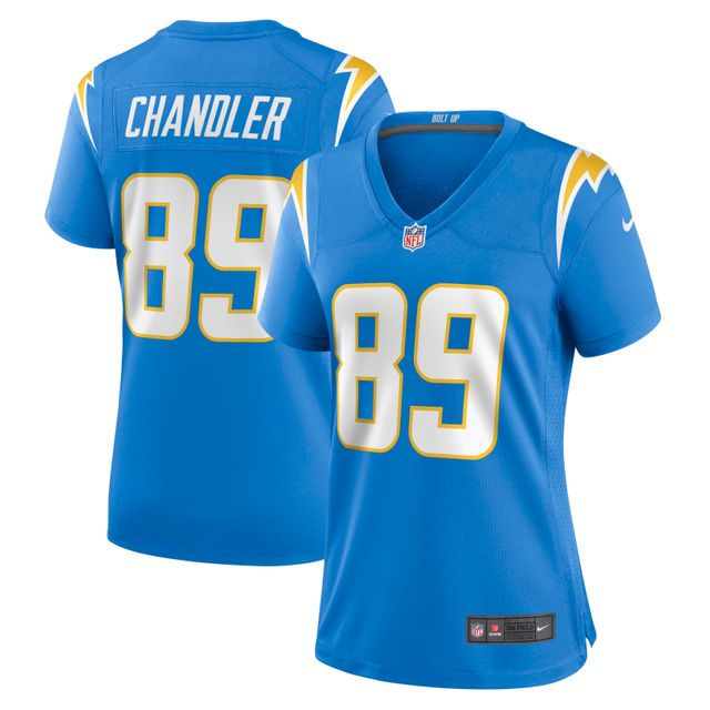 Maillot de joueur retraité Nike Wes Chandler pour femme, bleu poudre, Los Angeles Chargers