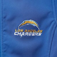 Women's Royal Los Angeles Chargers Full-Zip Sonoma Softshell Jacket