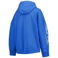 Women's Tommy Hilfiger Powder Blue Los Angeles Chargers Becca Drop Shoulder Pullover Hoodie