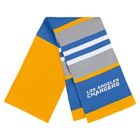 Women's WEAR by Erin Andrews Los Angeles Chargers Stripe Glove & Scarf Set