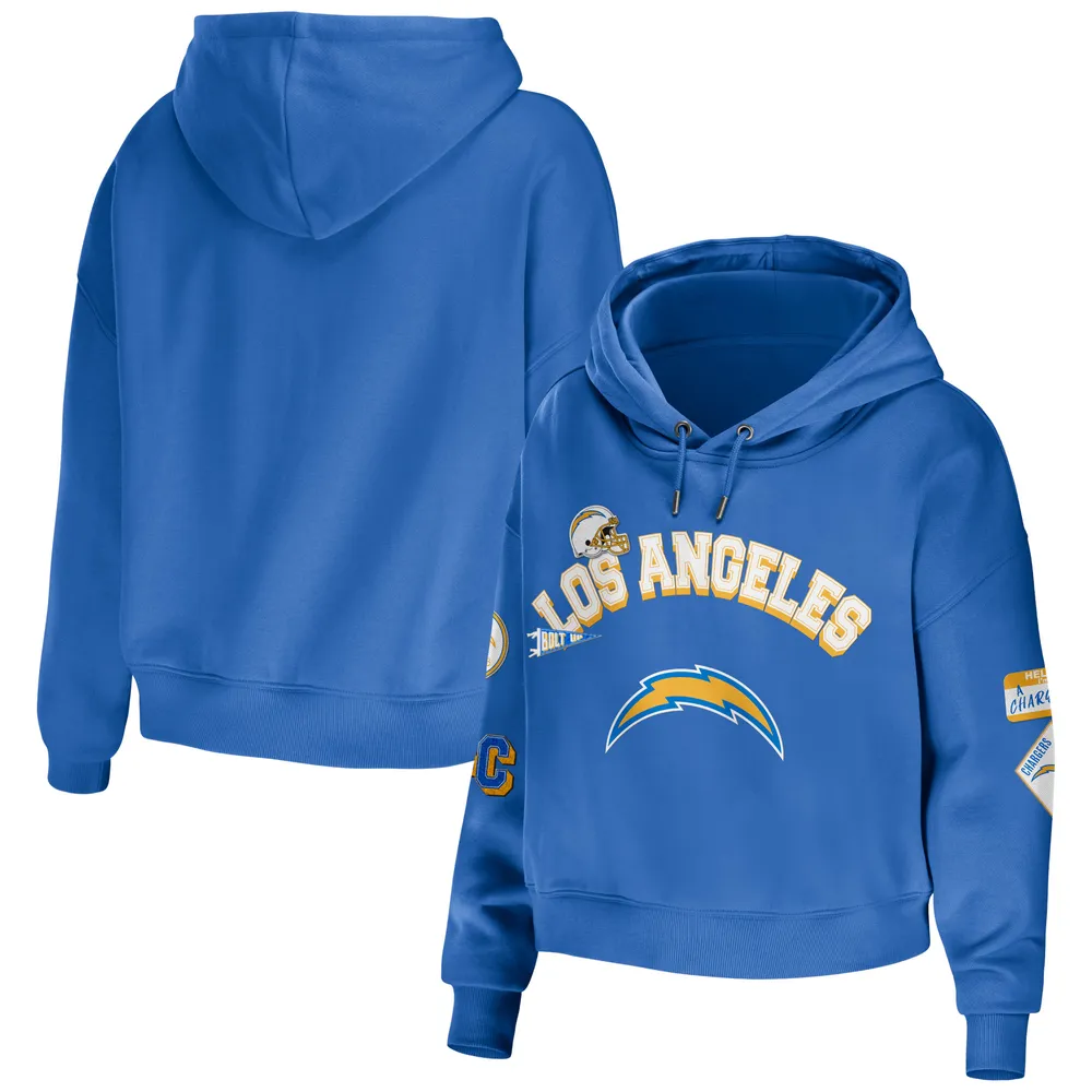 Los Angeles Chargers Hoodies, Chargers Hooded Pullovers, Zipped