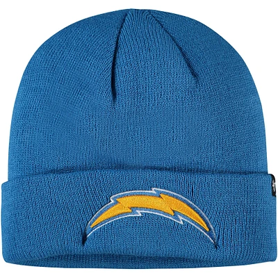 Bonnet en tricot basique à revers Los Angeles Chargers '47 bleu pour jeune