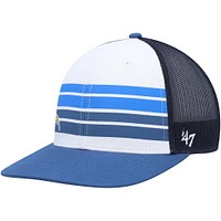 Youth '47 White/Blue Los Angeles Chargers Cove Trucker Snapback Hat