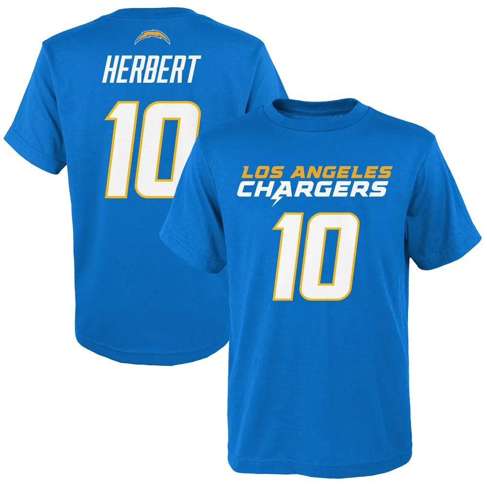 NEW Nike Justin Herbert NFL LA Chargers powder blue jersey XXL