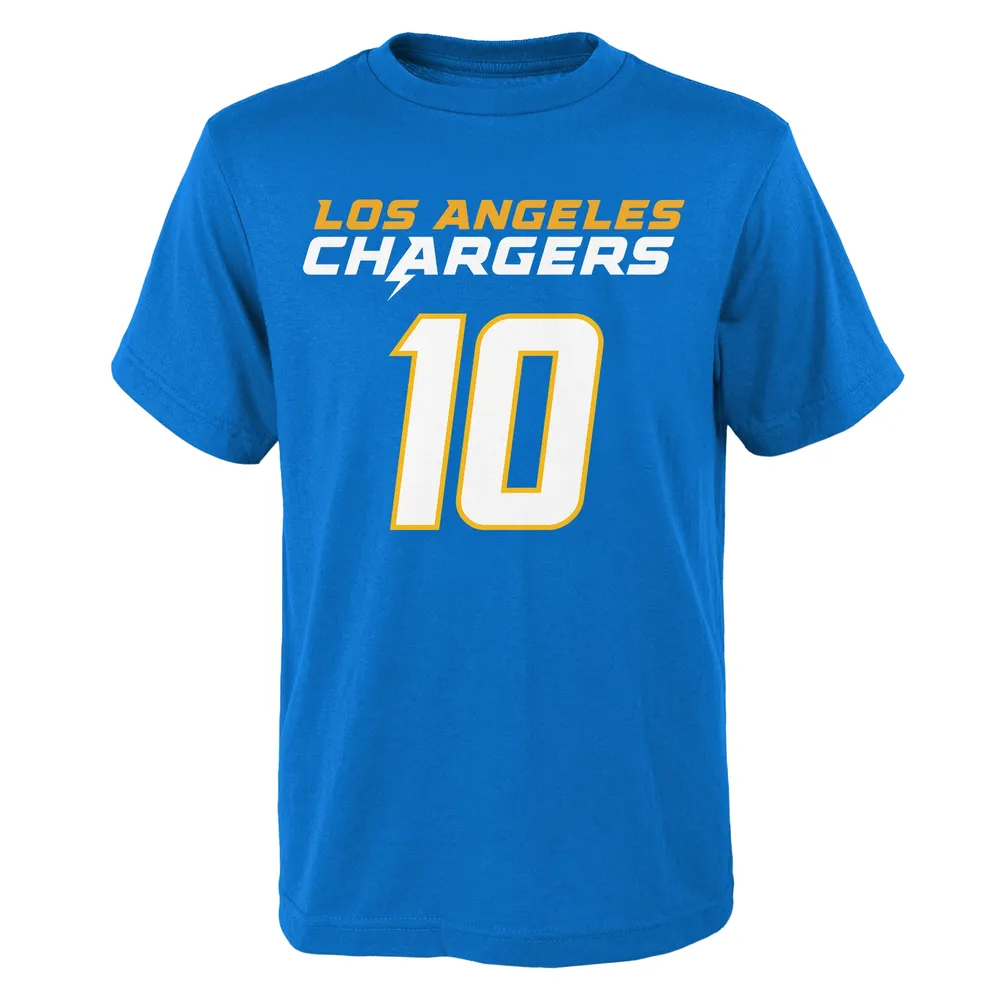 Outerstuff Youth Justin Herbert Powder Blue Los Angeles Chargers