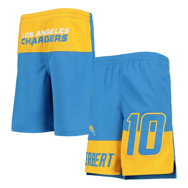 MSX by Michael Strahan Men's Black Los Angeles Chargers Team Shorts