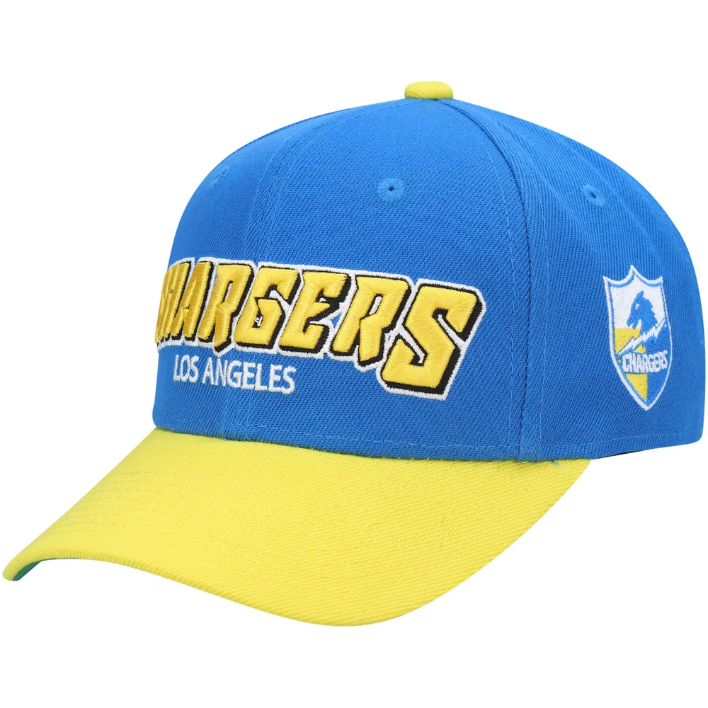 Mitchell & Ness Youth Mitchell & Ness Powder Blue/Gold Los Angeles Chargers  Shredder Adjustable Hat