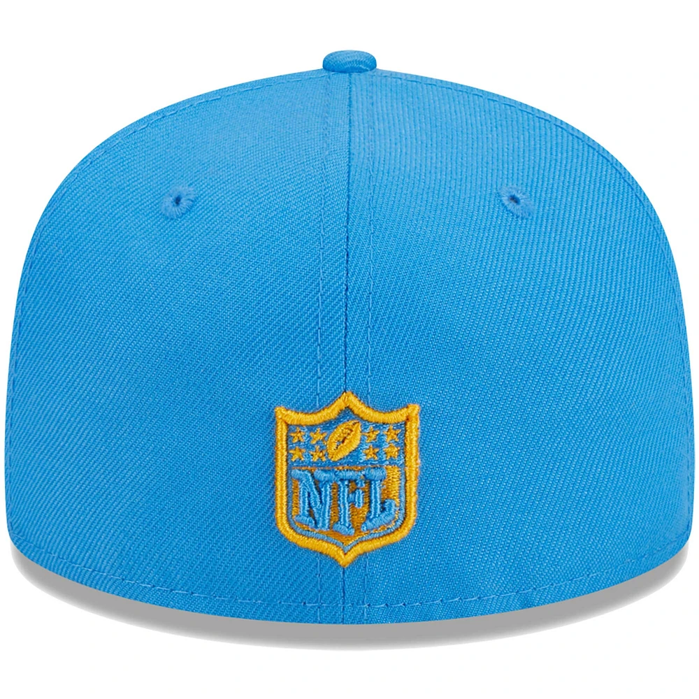 Casquette ajustée 59FIFTY principale des Chargers de Los Angeles New Era bleue pour jeune