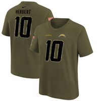 Lids Justin Herbert Los Angeles Chargers Nike Name & Number T-Shirt