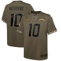 Justin Herbert Los Angeles Chargers Nike Youth Team Game Jersey – Navy