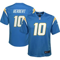 Youth Nike Justin Herbert Powder Blue Los Angeles Chargers Team Game - Jersey