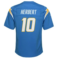 Youth Nike Justin Herbert Powder Blue Los Angeles Chargers Team Game - Jersey