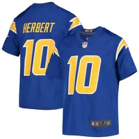 Maillot de match Nike Justin Herbert Royal Los Angeles Chargers pour jeunes