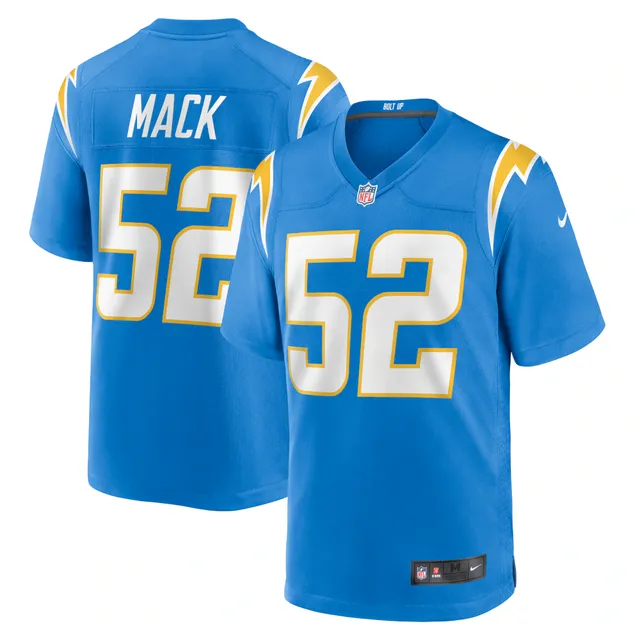 Signed Khalil Mack Jersey - #52 White Nike Limited Jsa