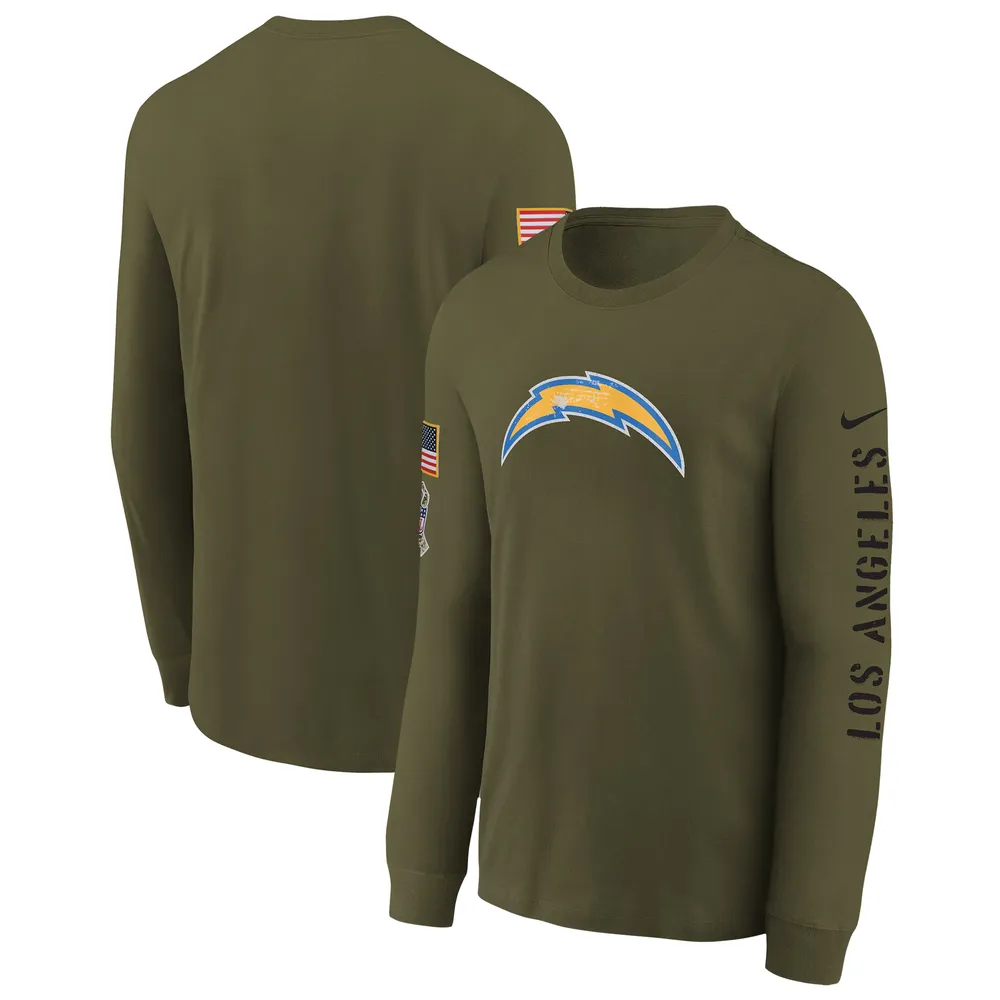 Lids Los Angeles Chargers Nike Youth 2022 Salute To Service Team Logo Long  Sleeve T-Shirt - Olive