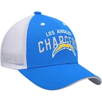 Casquette réglable Los Angeles Chargers Core Lockup bleu poudré/blanc pour jeune