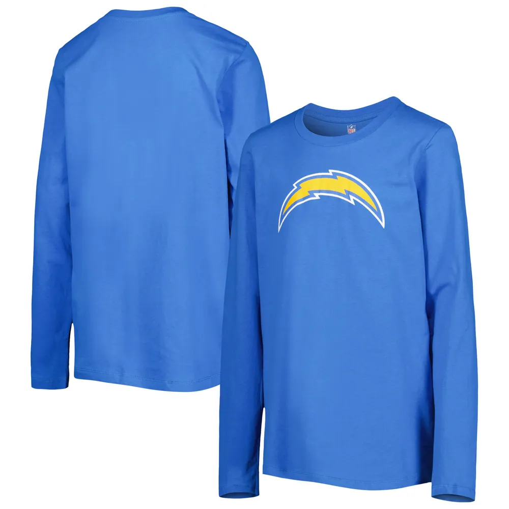 Lids Los Angeles Chargers Youth Primary Team Logo Long Sleeve T-Shirt -  Powder Blue