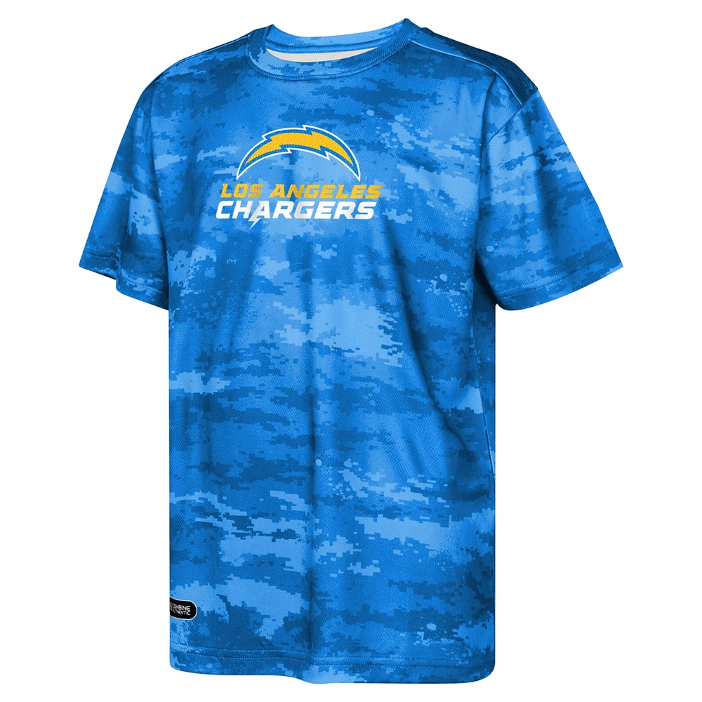 T-shirt bleu poudré pour jeunes Los Angeles Chargers Scrimmage