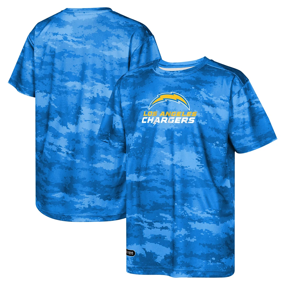 T-shirt bleu poudré pour jeunes Los Angeles Chargers Scrimmage