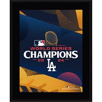  Los Angeles Dodgers 2024 World Series Champions 10.5" x 13" Sublimated Plaque