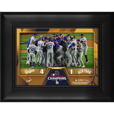  Los Angeles Dodgers 2024 World Series Champions Framed 5" x 7" Collage