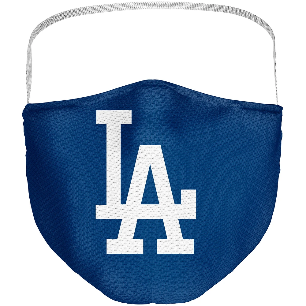 Lot de 3 couvre-visages avec logo Los Angeles Dodgers de marque Fanatics pour adultes