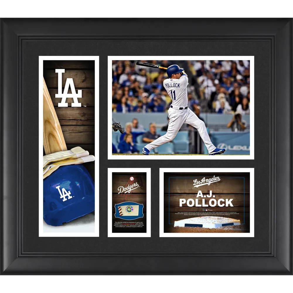Lids A.J. Pollock Los Angeles Dodgers Fanatics Authentic Framed 15