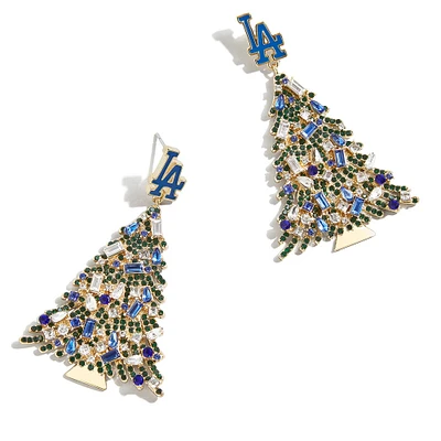 BaubleBar Los Angeles Dodgers Christmas Tree Dangling Earrings