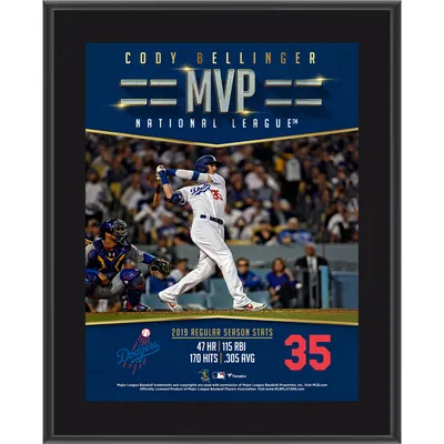 Cody Bellinger Los Angeles Dodgers Fanatics Authentic 10.5" x 13" 2019 NL MVP Sublimated Plaque