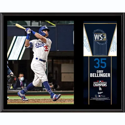 Cody Bellinger Los Angeles Dodgers Fanatics Authentic 12" x 15" 2020 MLB World Series Champions Sublimated Plaque
