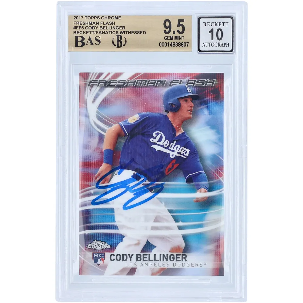 Cody Bellinger 2017 Topps Bowman Chrome Rookie Card