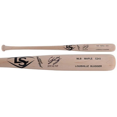 Cody Bellinger Los Angeles Dodgers Autographed 2019 NL MVP Louisville Slugger Game Model Bat with "2019 NL MVP" Inscription