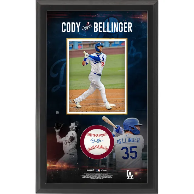 Autographed Los Angeles Dodgers Cody Bellinger Fanatics Authentic White  Nike Authentic Jersey with 2019 NL MVP