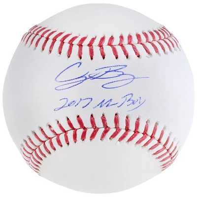 Cody Bellinger Los Angeles Dodgers Autographed Baseball with "2017 NL ROY" Inscription