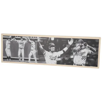Cody Bellinger Los Angeles Dodgers Fanatics Authentic Unsigned 14" x 4.25" 2019 MVP Wood Print - Hobrecht Sports Art