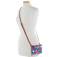 Dooney & Bourke  Los Angeles Dodgers Top Zip Crossbody Purse