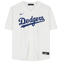 Dustin May Los Angeles Dodgers Autographed White Nike Replica Jersey 