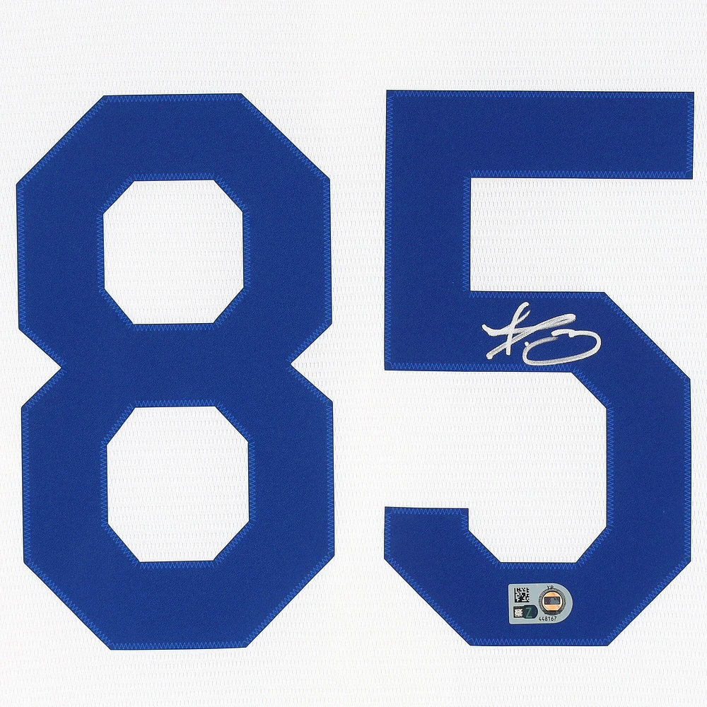 Dustin May Los Angeles Dodgers Autographed White Nike Replica Jersey 