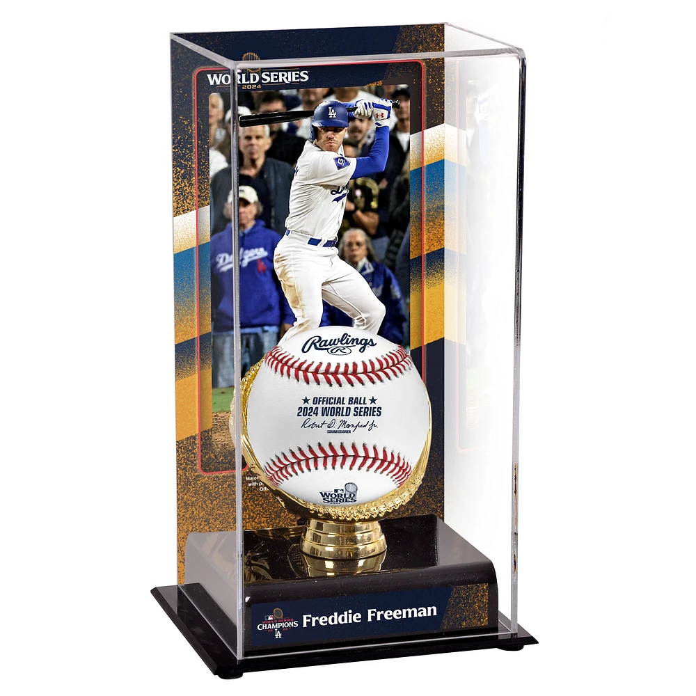 Freddie Freeman Los Angeles Dodgers 2024 World Series Champions Sublimated Display Case with Image