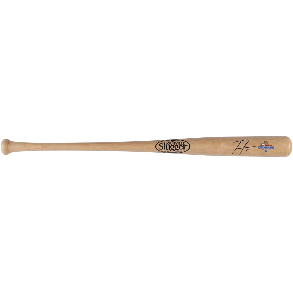Freddie Freeman Los Angeles Dodgers Autographed 2024 World Series Champions Louisville Slugger Bat