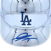 Gavin Lux Los Angeles Dodgers Autographed Chrome Mini Batting Helmet