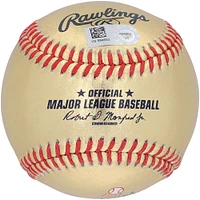 Gavin Lux Los Angeles Dodgers Autographed Gold Leather Baseball