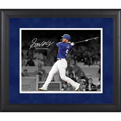 Gavin Lux Los Angeles Dodgers Facsimile Signature Framed 11" x 14" Spotlight Photograph