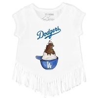 Lids Los Angeles Dodgers Tiny Turnip Women's Sundae Helmet T-Shirt