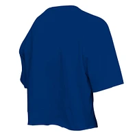 T-shirt bleu à paillettes Flip Sequin Team des Los Angeles Dodgers de New Era pour jeunes filles