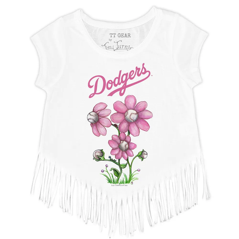 Lids Los Angeles Dodgers Tiny Turnip Girls Toddler Baseball Love